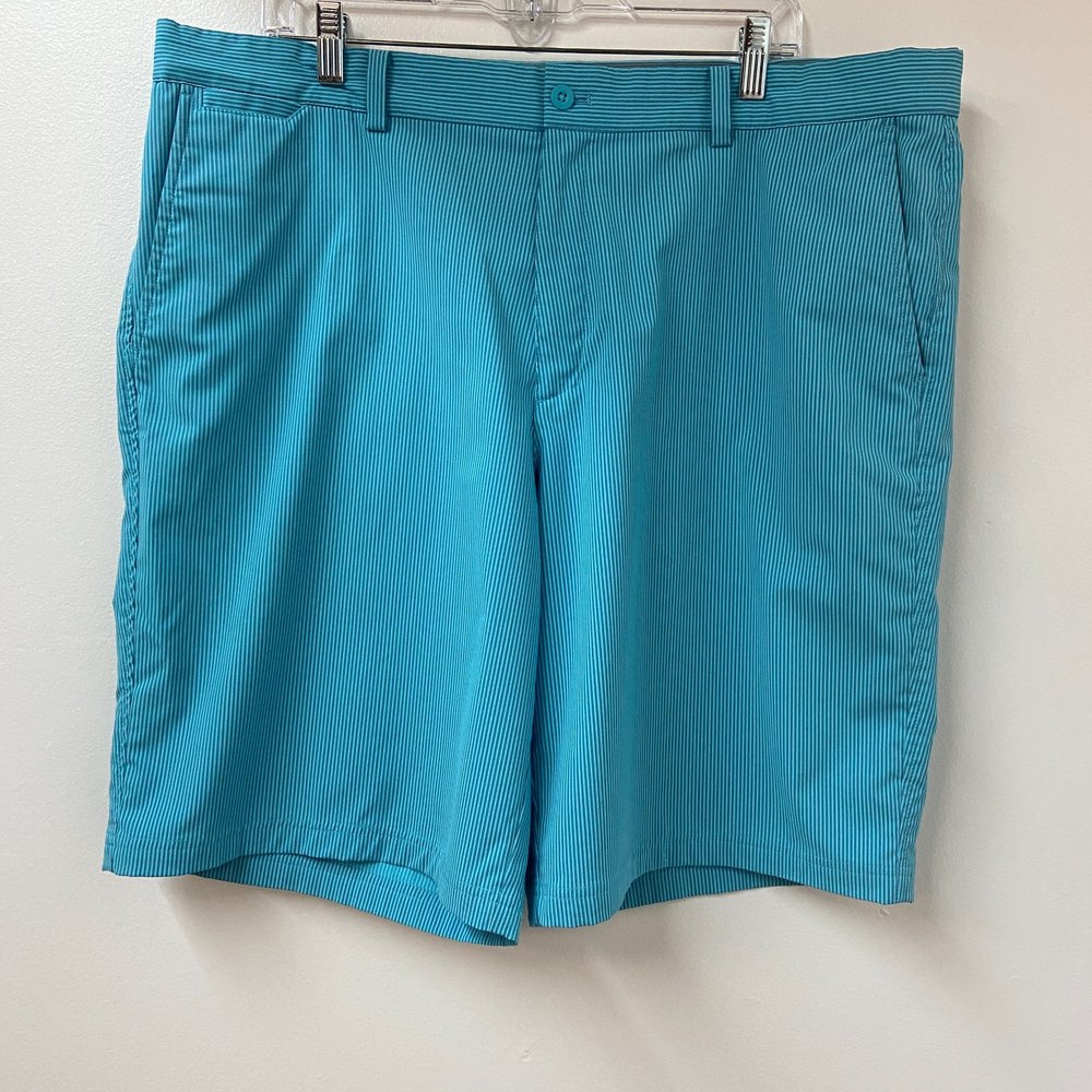 Nike Golf Tour Performance Striped Blue/Gray Shorts - Size 40